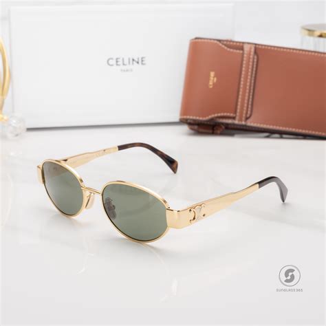 celine triomphe metal sunglasses try on|TRIOMPHE METAL 01 SUNGLASSES IN METAL .